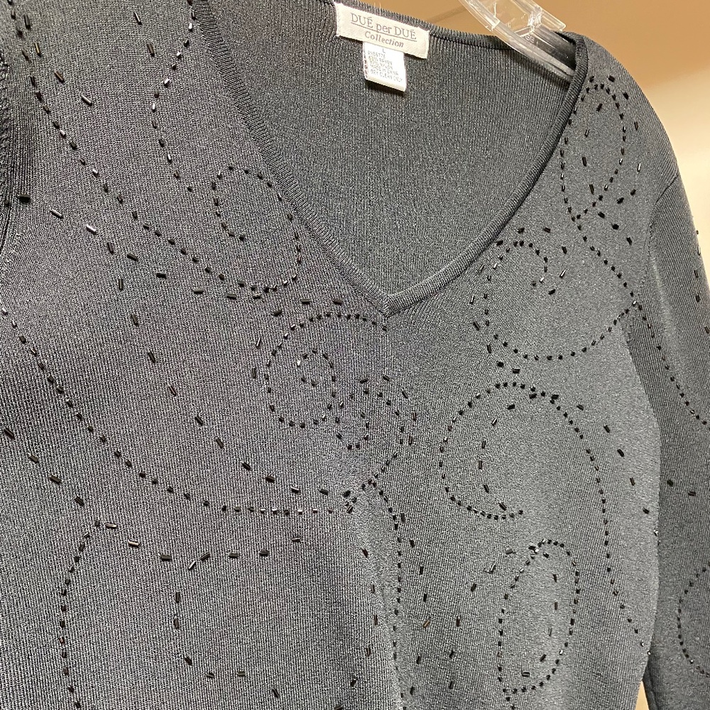 Sparkly Beaded Holiday Sweater